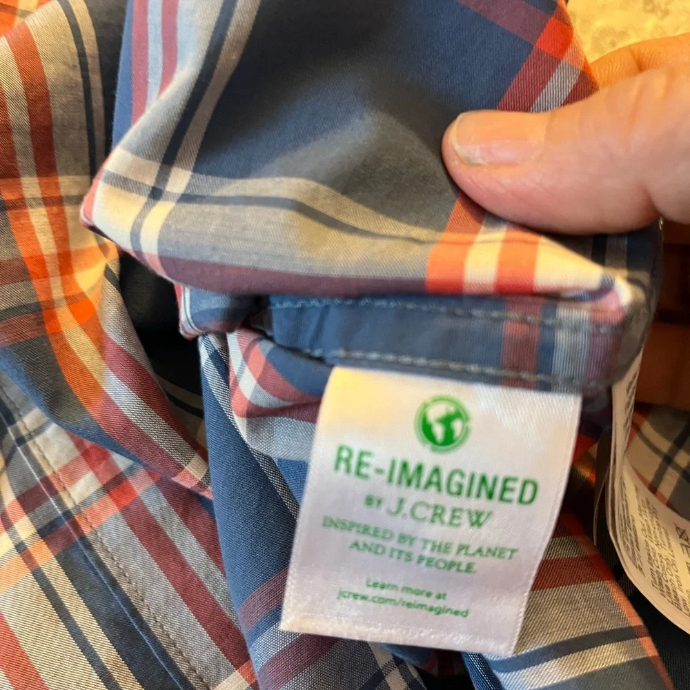 J.Crew plaid button down shirt size XXL